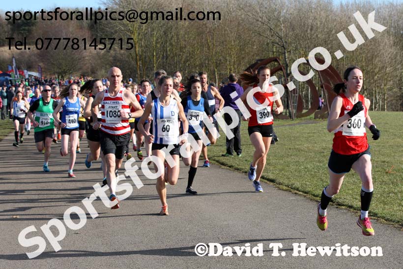 Senior women and vets women and men, 2018 Royal Signals NECAA Road Relays, Hetton. Photo: David T. Hewitson/Sports for All Pics